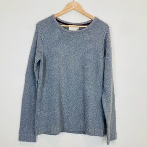 Rag & bone cotton angora blend grey slightly textured sweater. Size Large.